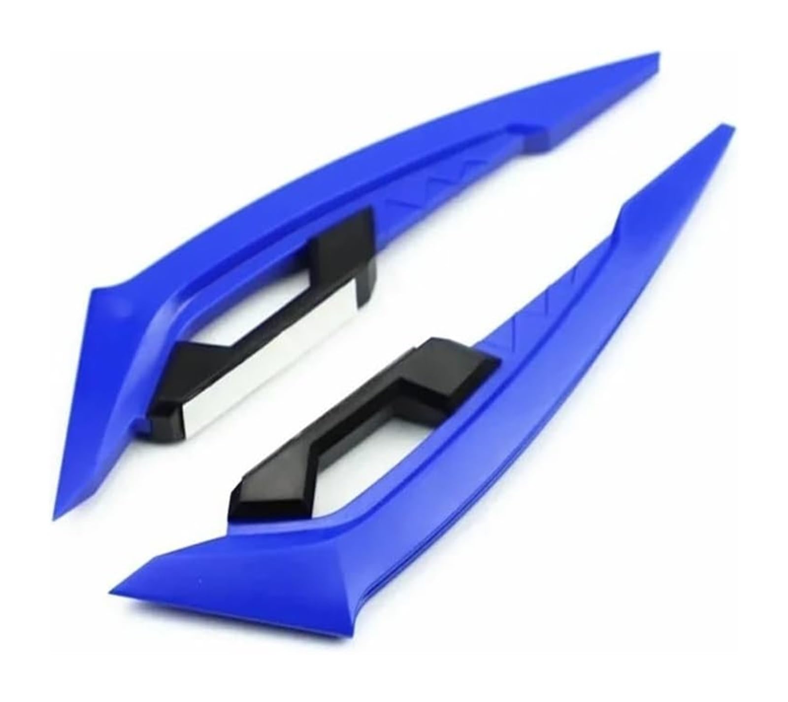 Side Wind Spoiler 2PCS Motorrad Frontverkleidung Winglets Universal Side Spoilers Dynamischer Flügel Aufkleber Motorrad Winglet Aerodynamisch(Blau) von Ohocean