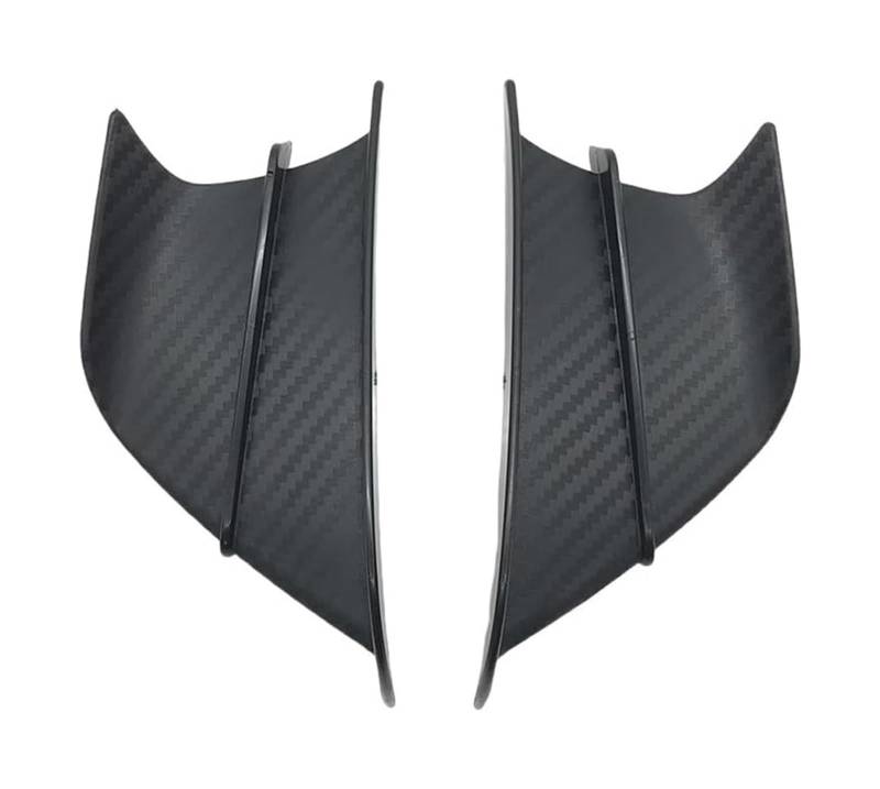 Side Wind Spoiler Für D&ucati Motorrad Universal Winglet Seitenspoiler Luftabweiser Wing Kit Frontverkleidung Aerodynamische Winglets(Carbon Fiber) von Ohocean