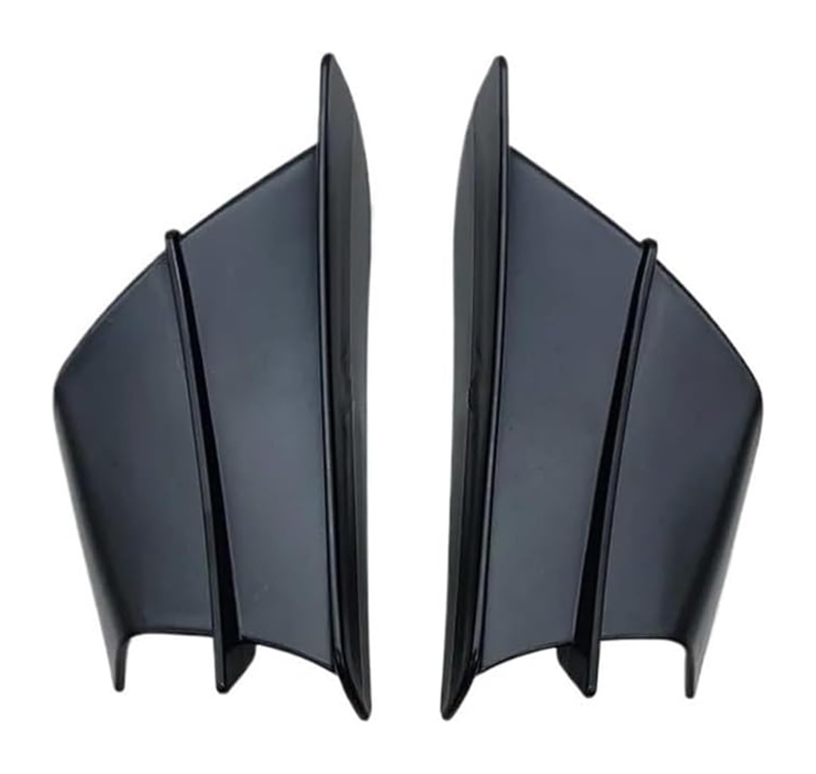 Side Wind Spoiler Für D&ucati Motorrad Universal Winglet Seitenspoiler Luftabweiser Wing Kit Frontverkleidung Aerodynamische Winglets(Schwarz) von Ohocean