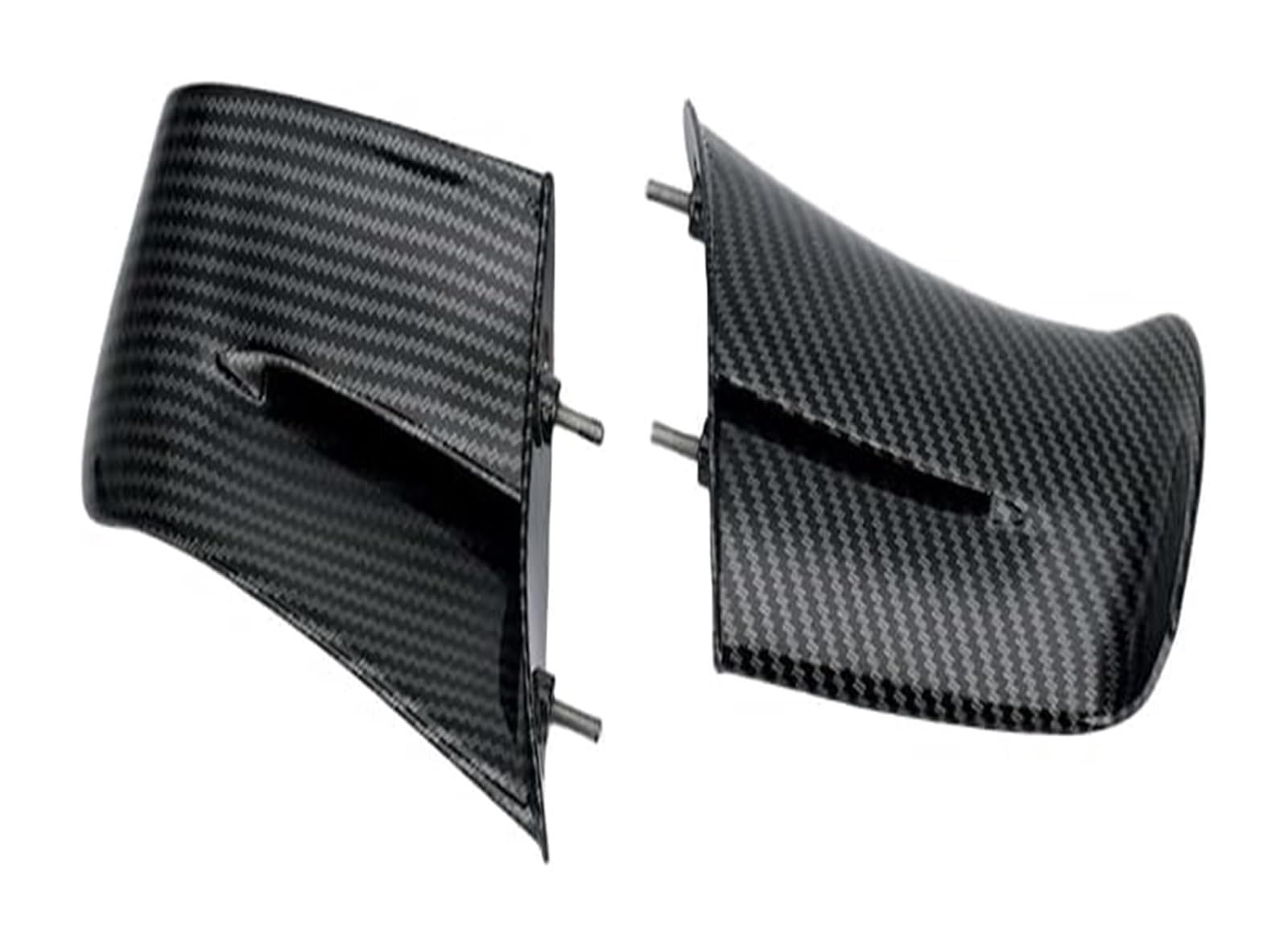 Side Wind Spoiler Für Du&Cati Für Pan&igale V4 V4S V4R 2022-2024 Winglets Seitenteile Verkleidungssatz Motorrad Feste Flügel Modifizierte Teile ABS-Kunststoff(ABS Carbon) von Ohocean