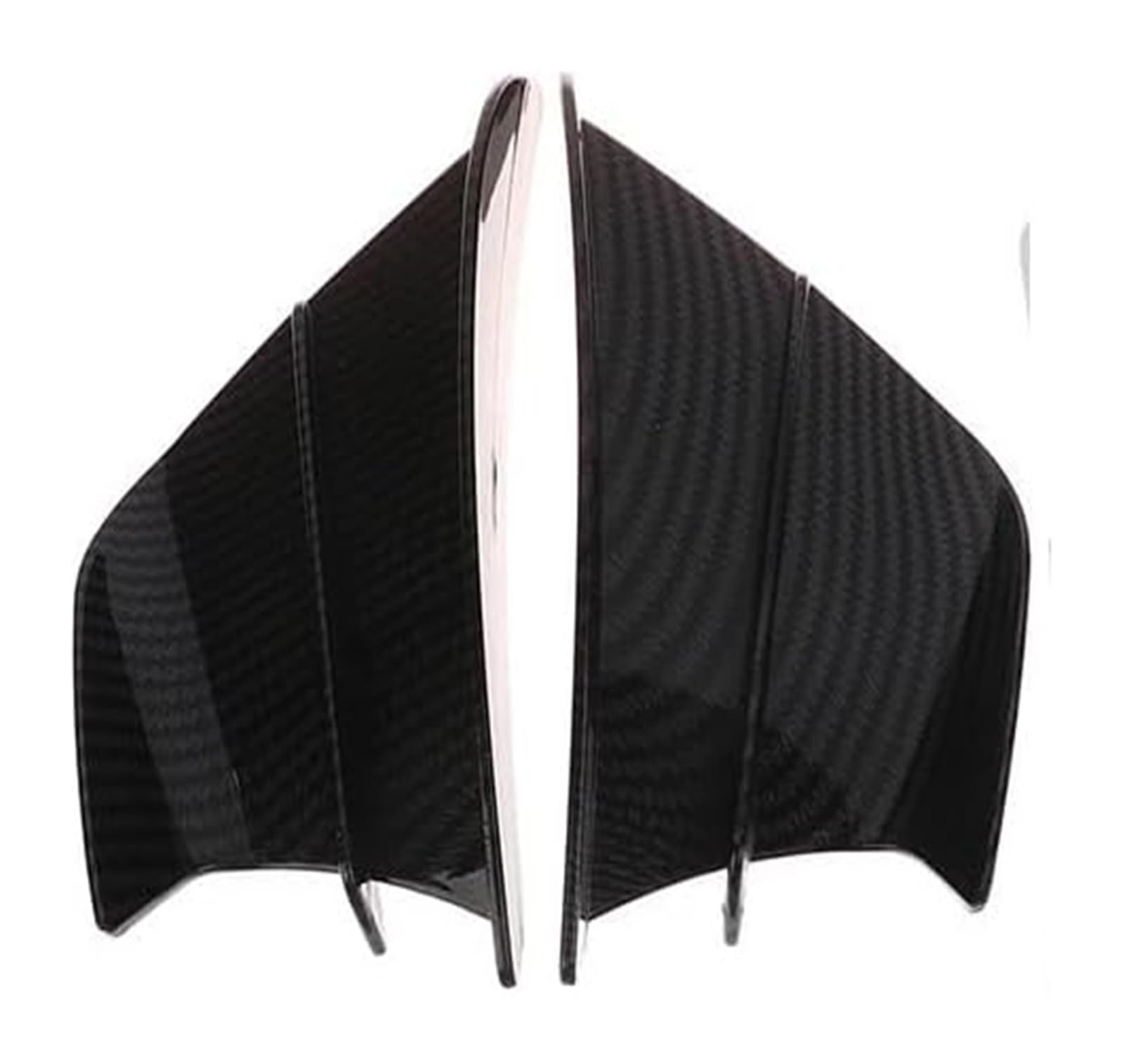 Side Wind Spoiler Für H2/H2R Roller Motorrad Seite Wind Winglet Spoiler Motorrad Winglet Aerodynamische Flügel Kit Spoiler(Schwarz) von Ohocean