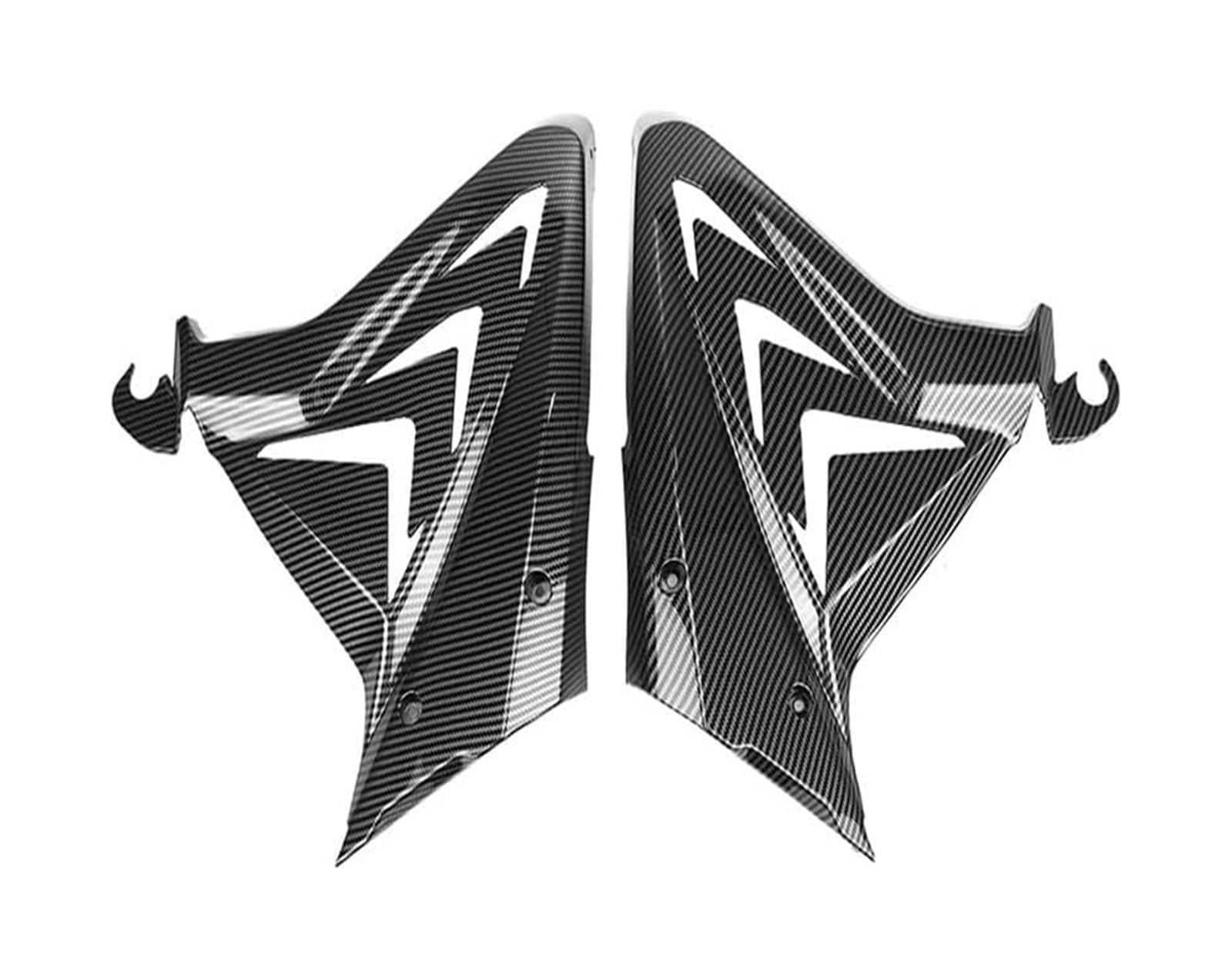 Side Wind Spoiler Für Ho&nda CBR650R 2019 2020 2021 Sitzseitenabdeckung Panel Hintere Heckverkleidung Motorradzubehörteile(A Snakeskin Black) von Ohocean