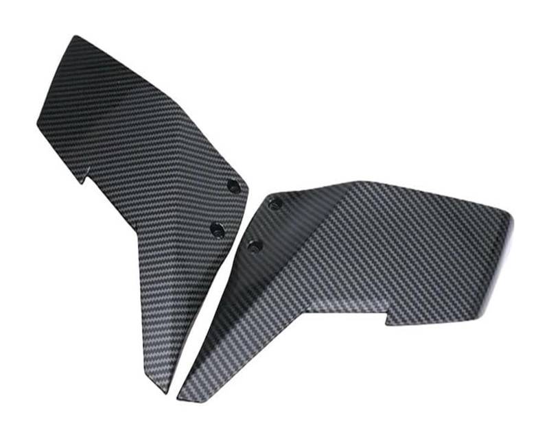 Side Wind Spoiler Für K&awasaki Für Ninja Für H2 Für H2R 2015-2023 Motorrad Aerodynamische Feste Flügel Frontflügel Frontspoiler Verkleidung Seite Winglets(Upper Wing) von Ohocean