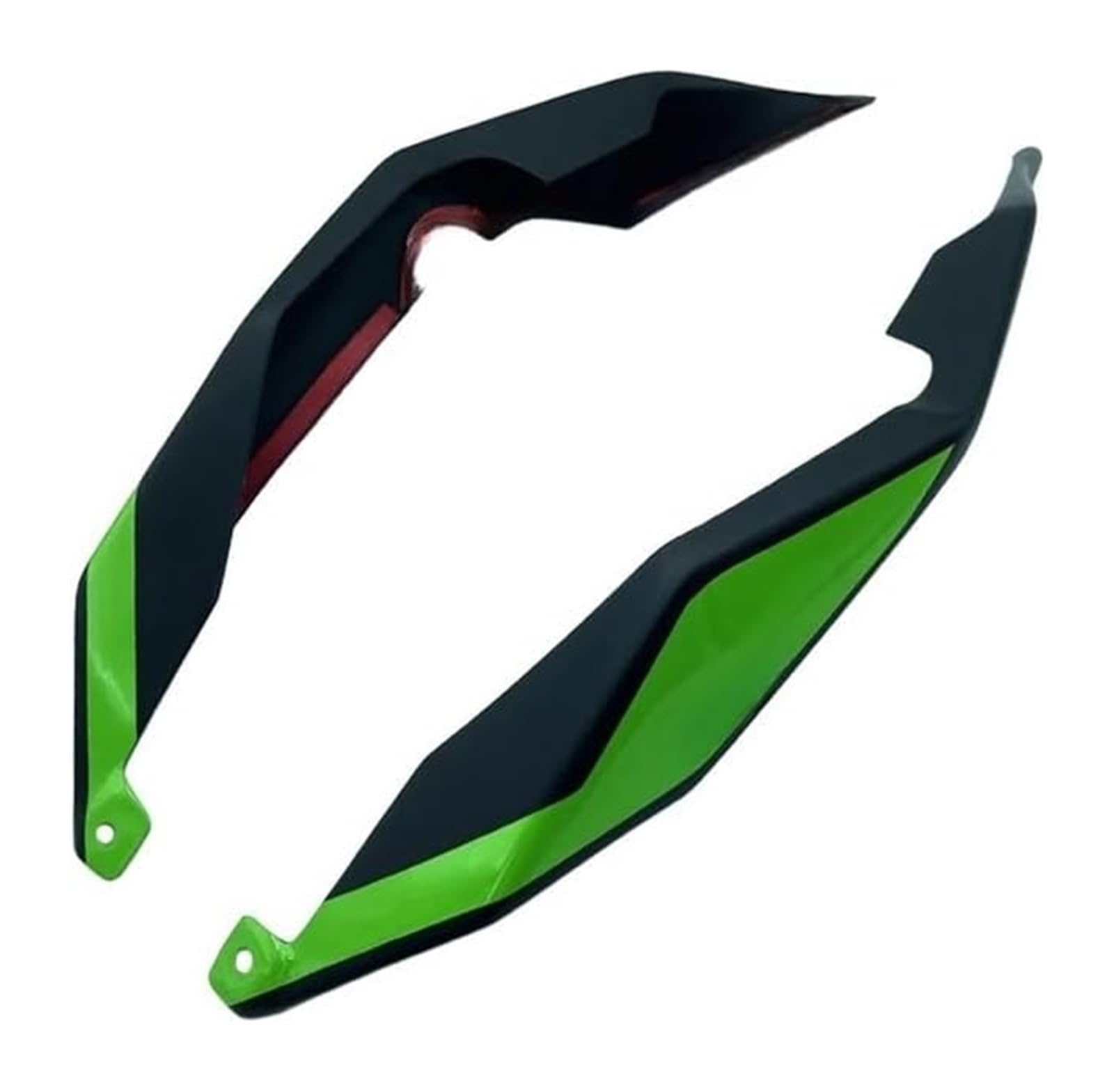 Side Wind Spoiler Für K&awasaki Für Ninja Für ZX-10R Für ZX10R 2016-2020 Seitenspoiler Gugel Motorrad Flügel Kit Hinten Festflügel Heckverkleidung Kit(Color-C) von Ohocean