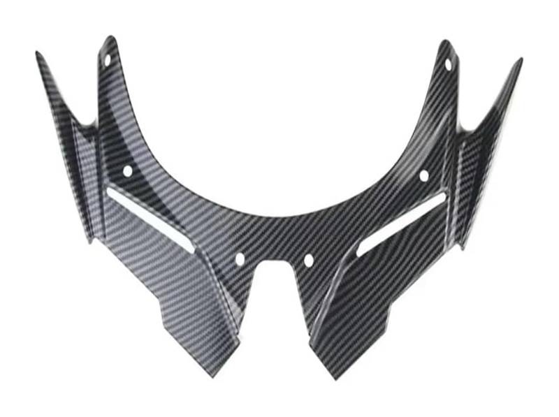 Side Wind Spoiler Für K&awasaki Für Ninja Für ZX4R Für ZX4RR 2023 Motorrad Lufteinlass Frontverkleidung Winglet Aerodynamische Flügelverlängerung(Type B Carbon Fiber) von Ohocean