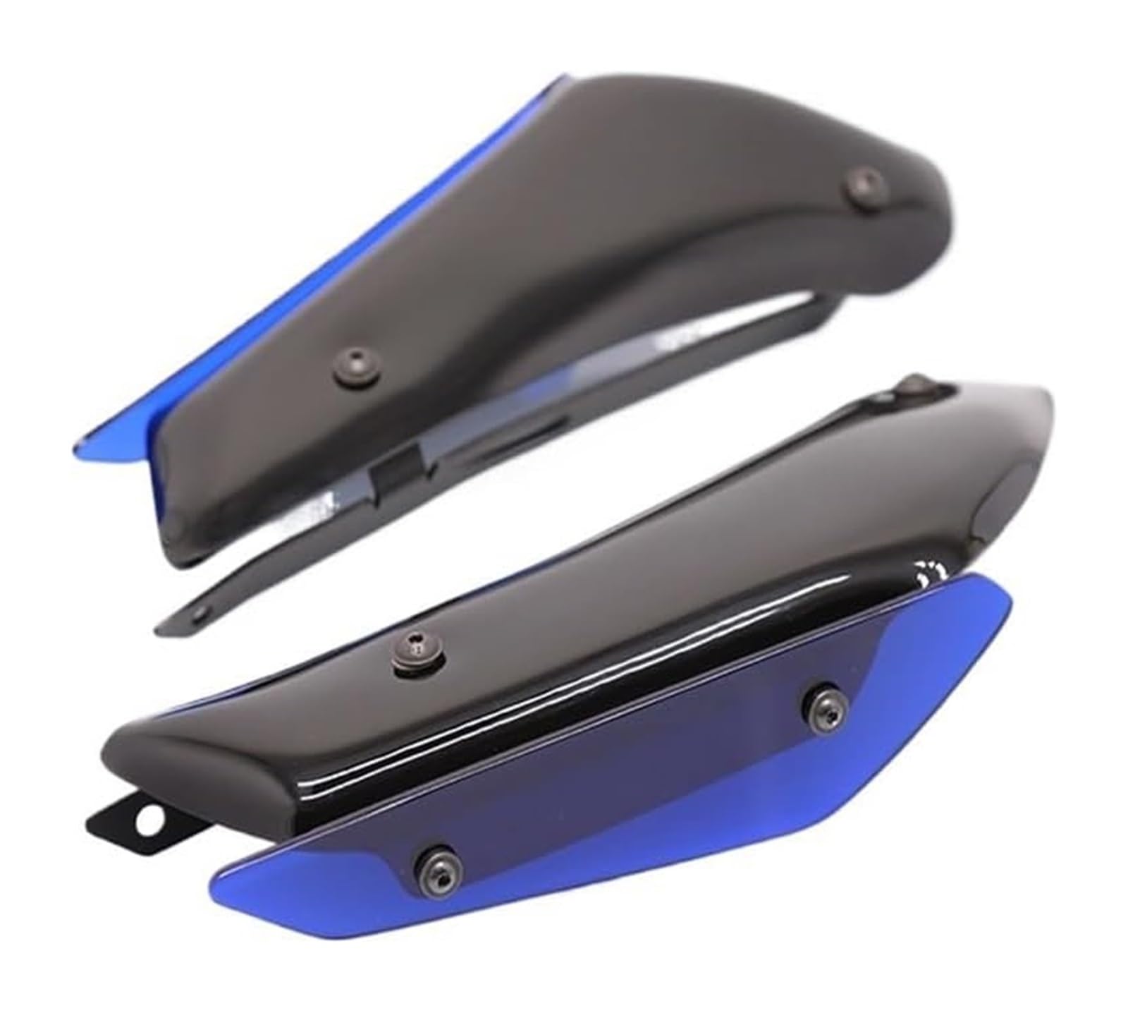 Side Wind Spoiler Für K&awasaki Für ZX6R Für ZX6R 2016-2019 Verkleidung Motorradteile Aerodynamischer Flügelsatz Fester Winglet-Verkleidungsflügel(Blau) von Ohocean