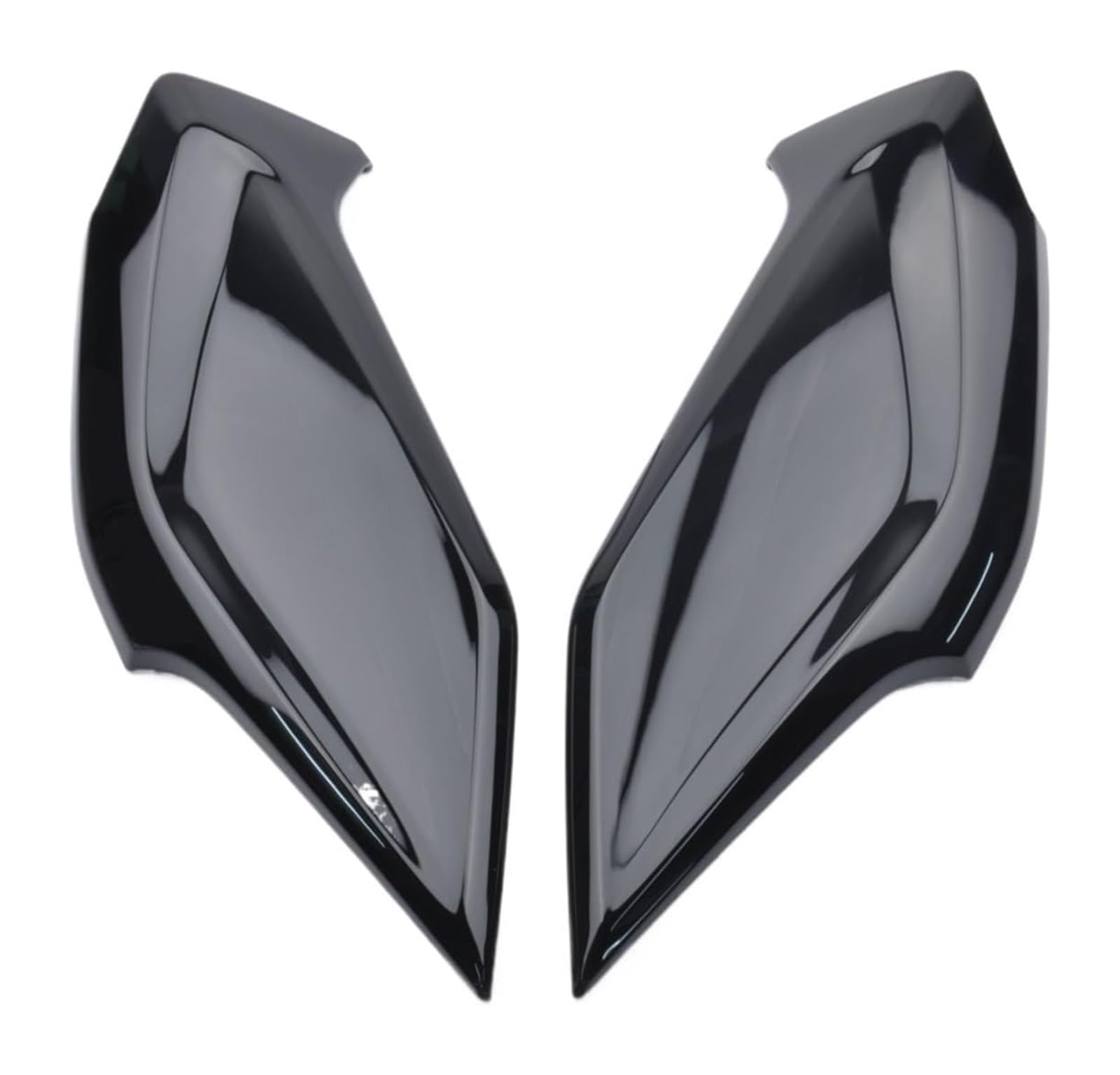 Side Wind Spoiler Für K1600GT Für K600GTL Für K1600B Für K1600BGA 2011-2023 Motorrad Windschutzscheibe Verkleidung Flügel Vorne Aerodynamische Winglets(Schwarz) von Ohocean