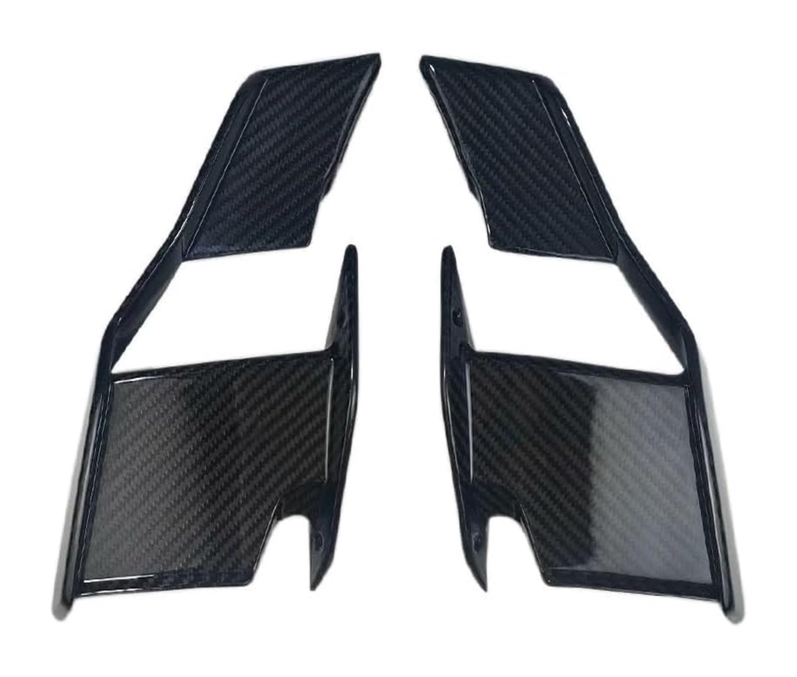 Side Wind Spoiler Für S1000R Für S 1000R Für M1000R 2021-2024 Seite Spoiler Gugel Motorrad Aerodynamische Seite Spoiler Verkleidung Fixed Wing Kit(Carbon Fiber) von Ohocean