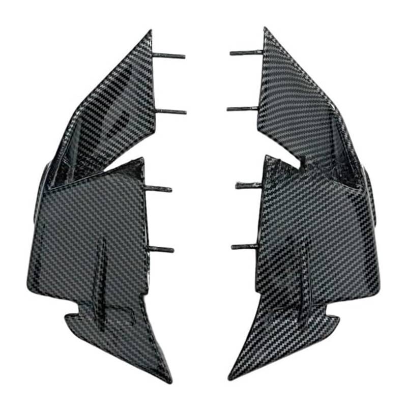 Side Wind Spoiler Für S1000RR Für S1000RR 2019-2024 Motorrad Zubehör Fixed Wing Fixed Winglet Flügel Deflektor Spoiler Seite Spoiler Gugel(Carbon Fibre 23-24) von Ohocean