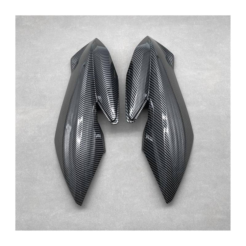 Side Wind Spoiler Für Su&zuki GSX-S750 GSX-S 750 2017 2018 2019 2020 2021 Motorrad-Karosserie-Frontrahmen-Seitenabdeckungsverkleidung(Carbon Fiber Look) von Ohocean