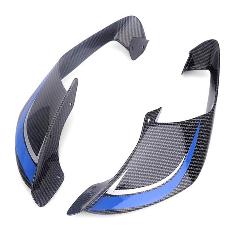 Side Wind Spoiler Für Y&amaha YZF-R1 R1M YZF-R1 R1M 2017–2024 Motorrad-Aerodynamik, Fester Flügel, Flügelseite, Niedrigere Kraft, Spoiler(ABS Carbon B) von Ohocean