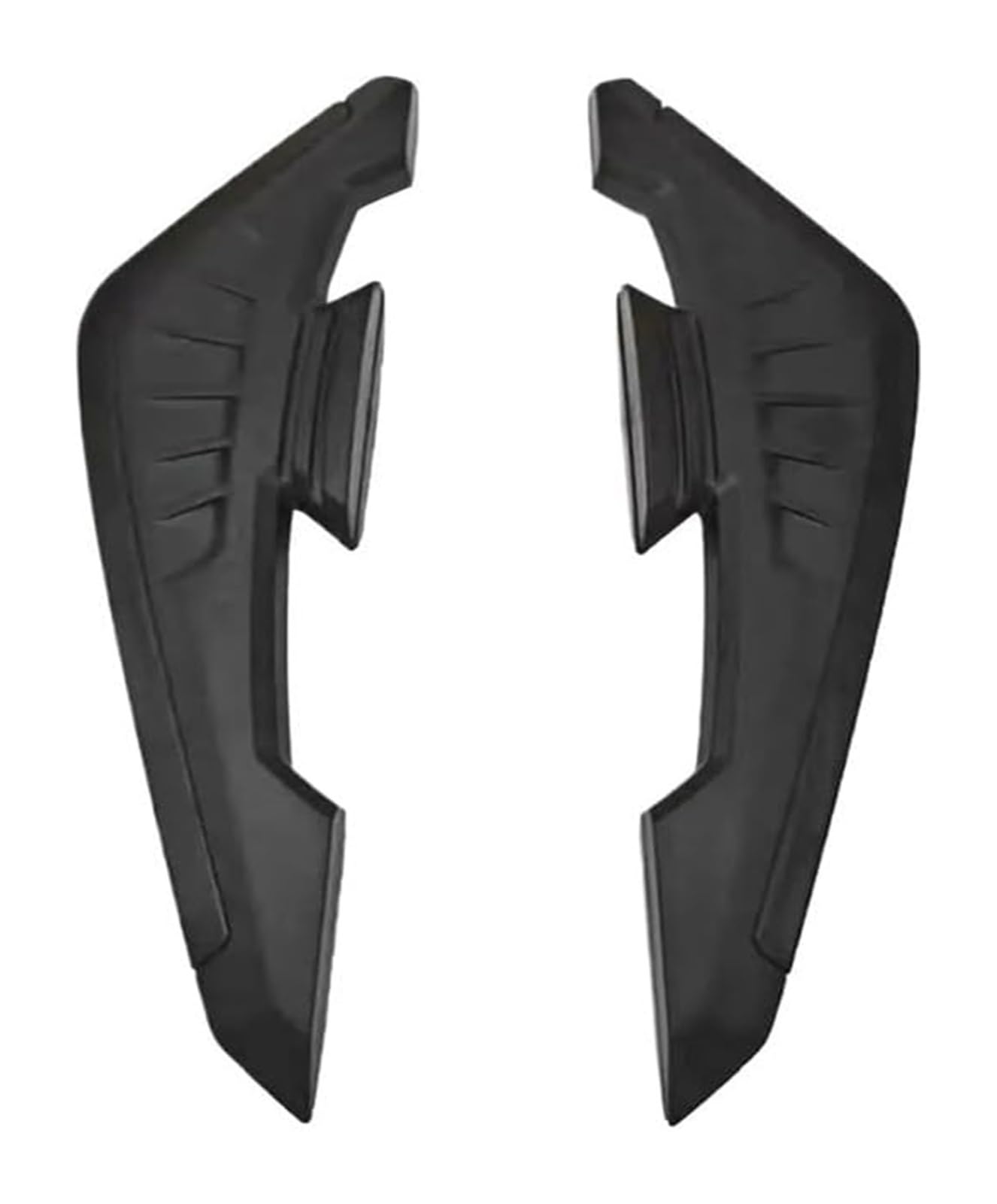 Side Wind Spoiler Motorrad-Frontverkleidungs-Winglet Aerodynamische Winglets Dynamischer Flügel Vorderer Seitenspoiler Luftabweiser(Schwarz) von Ohocean