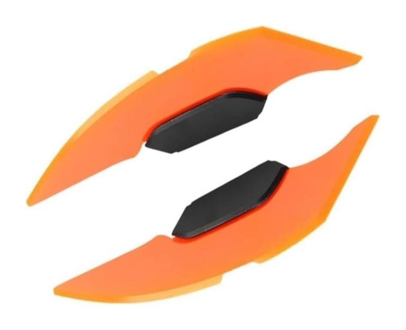 Side Wind Spoiler Universelle Aerodynamische Winglets Winglets Spoiler-Modifikation Fester Motorrad-Spoilerflügel(O) von Ohocean