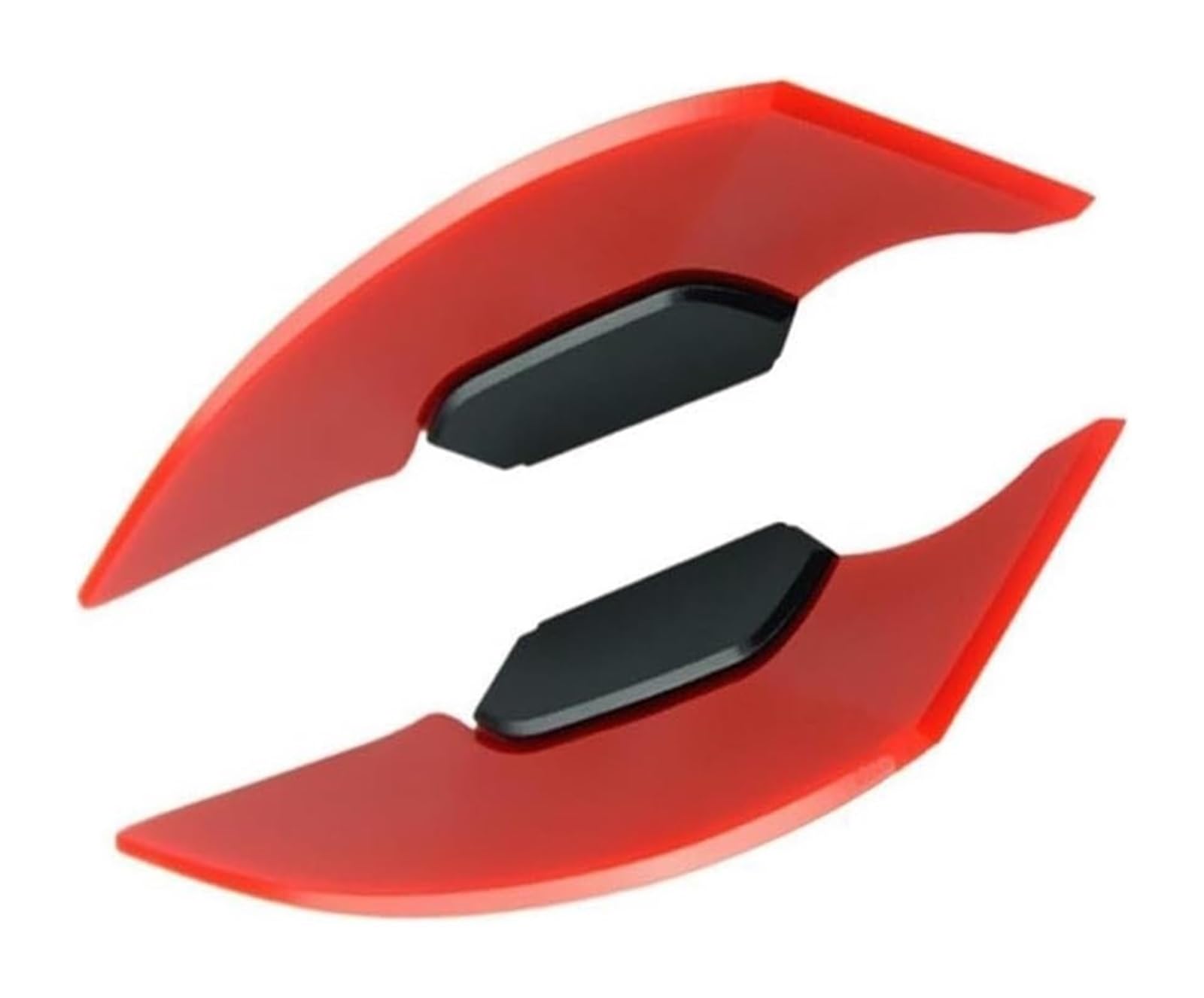 Side Wind Spoiler Universelle Aerodynamische Winglets Winglets Spoiler-Modifikation Fester Motorrad-Spoilerflügel(R) von Ohocean