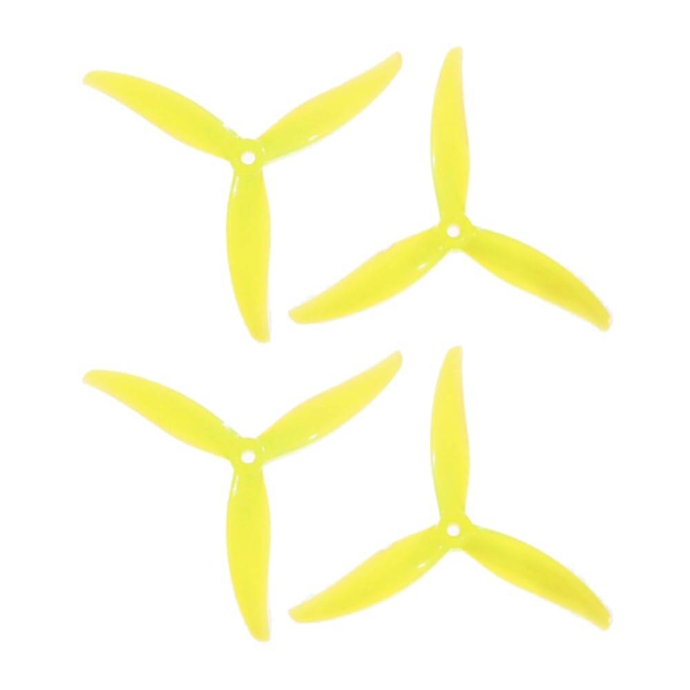 Ohulelks 4 Stück MCK 3-Blatt PC Propeller 5,1 2CW+2CCW Drohnenpropeller für FPV Freestyle Juicy Sbang Drohnen DIY Teile A Ohulelks 4 Stück MCK 3-Blatt PC Propeller 5,1 2CW+2CCW Drohnenpropeller für FPV Freestyle Juicy Sbang Drohnen DIY Teile A von Ohulelks