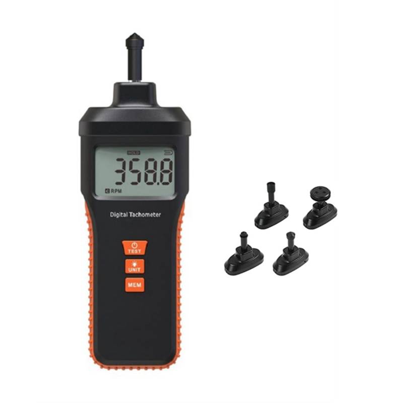 Ohulelks Multimeter mit Intelligentem Touchscreen, Schwarz-Orangefarbener Kunststoff, NCV-Voltmeter, Testet Spannung, Strom, Frequenz, TRMS von Ohulelks