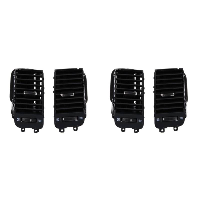 Oikufidu 2X Auto Klimaanlage Outlet A/C Klimaanlage LüFtungsschlitze für Land Cruiser Prado 120 2003-2009 von Oikufidu