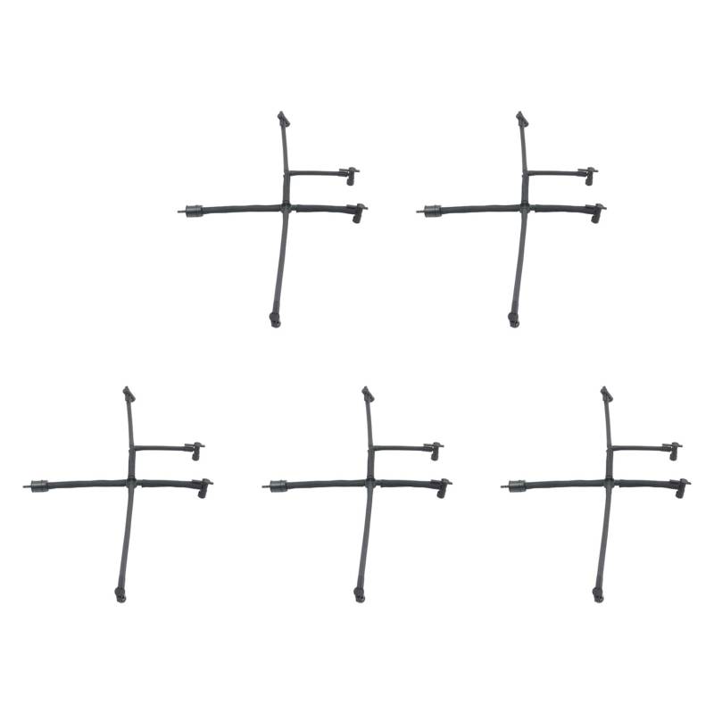 Oikufidu 5X 03L130235M KraftstoffrüCklaufleitung Schlauchleitung Einspritzschlauch Leckleitung EinspritzdüSenschlauch FüR- 2010-2017 von Oikufidu