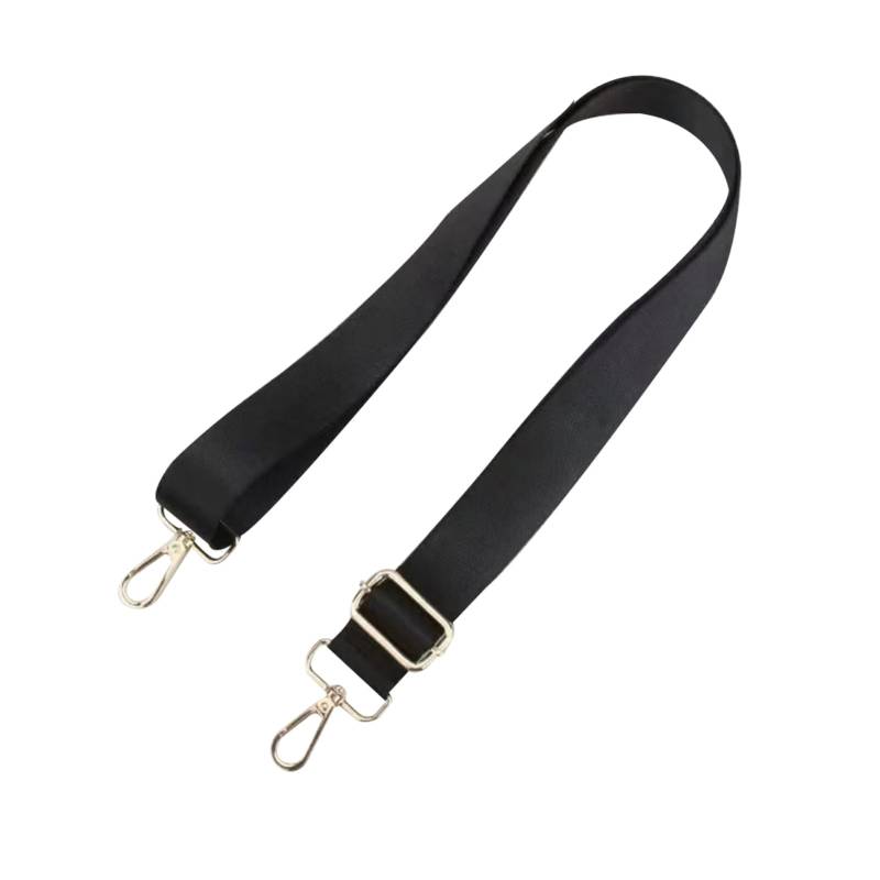 Breite Umhängetaschen Strap, Taschengurt, Schultergurt für Taschen Verstellbarer, Taschengurt Schwarz 3.8cm Breit, Canvas Handtasche Taschenriemen, Schultergurt, Taschengurte zum Wechseln von Okaywork