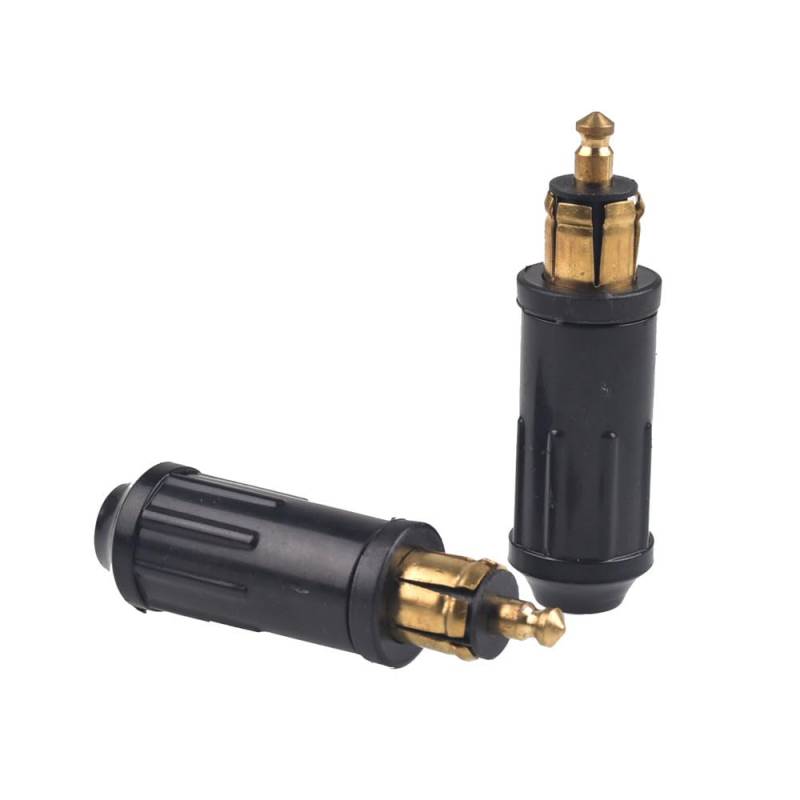 Okaywork Kfz stecker - 2 Stück DIN Stecker 12V DIN Zigarettenanzünder adapter, Zigarettenanzünder stecker, Passend für Jede Europäische DIN-Steckdose, 12 volt steckdose. von Okaywork