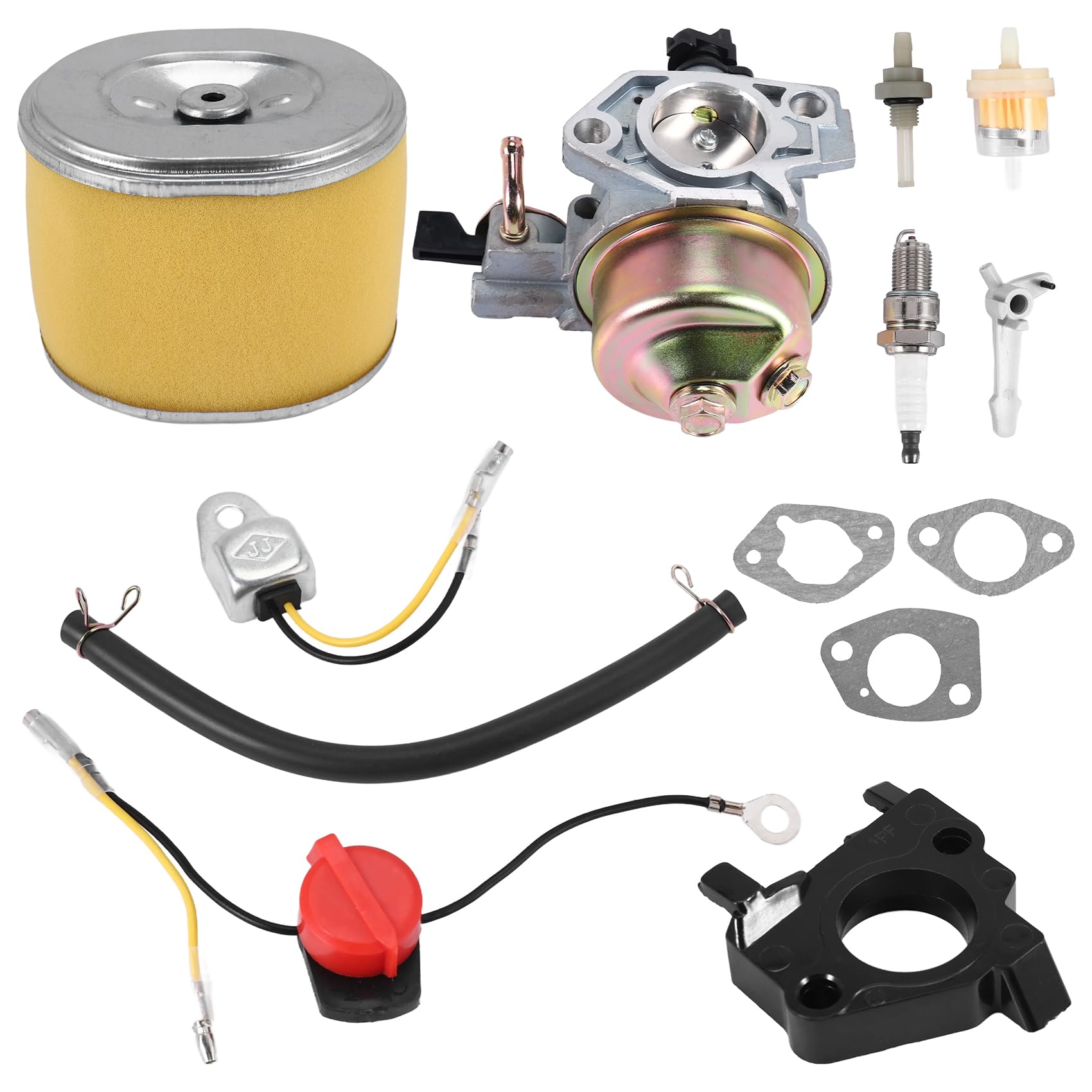 Okeeyseda Vergaser für GX340 11HP GX 390 GX390 13HP Motor mit Luftfilter-Ladekit von Okeeyseda