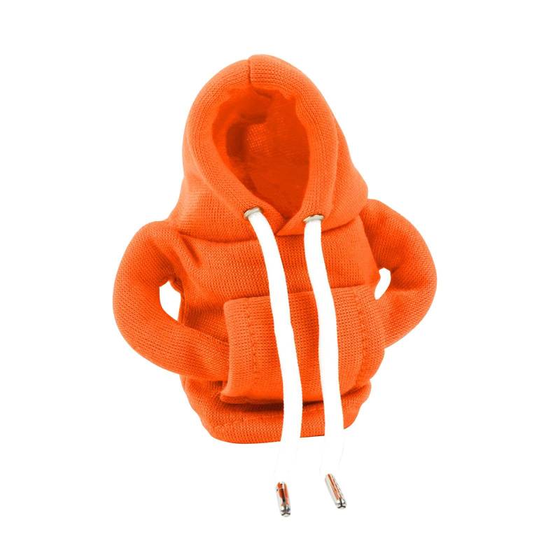 Okiyakusama Auto-Gangschaltung-Hoodie-Abdeckung, Schalthebel-Dekoration, universelles Zubehör, niedliche Gadgets, robuste, maschinengewaschene, Orange von Okiyakusama