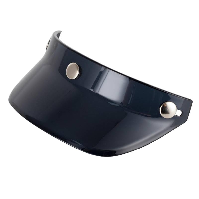 Okiyakusama Helmvisier Schirmabdeckung Visier Sonnenblende Snap Helmvisierschutz für Helme mit 3-Knopf-Teilen, Schwarz von Okiyakusama