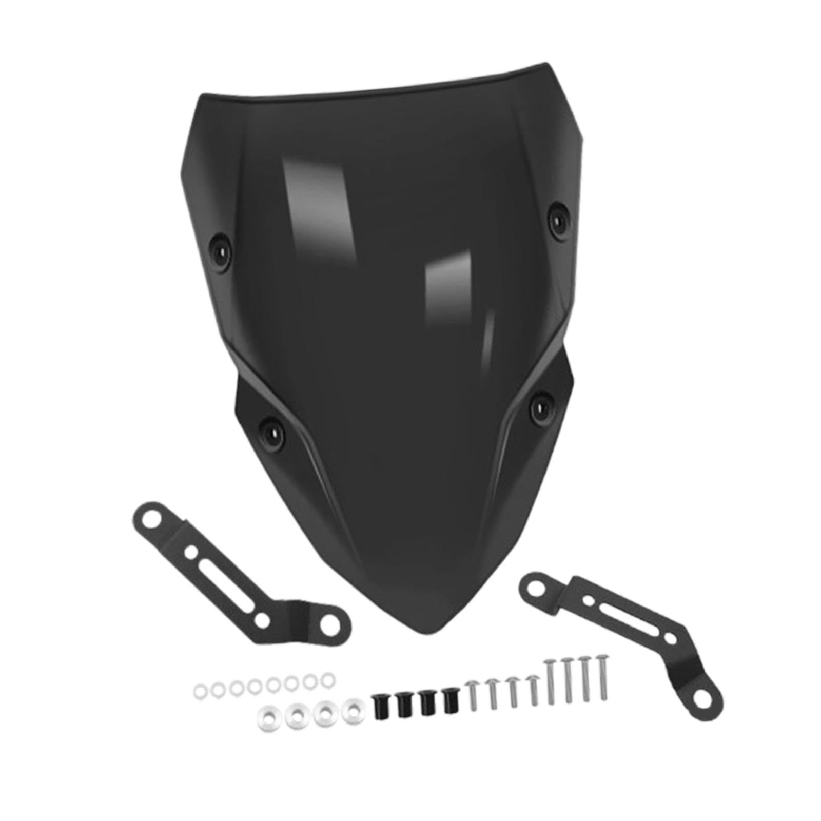 Okiyakusama Motorrad -Windschutzscheiben -Windschutzschutz Reparaturteile Anti -Scratch -Bildschirmzubehör für Z 500 SE 2024 2025, Schwarz von Okiyakusama