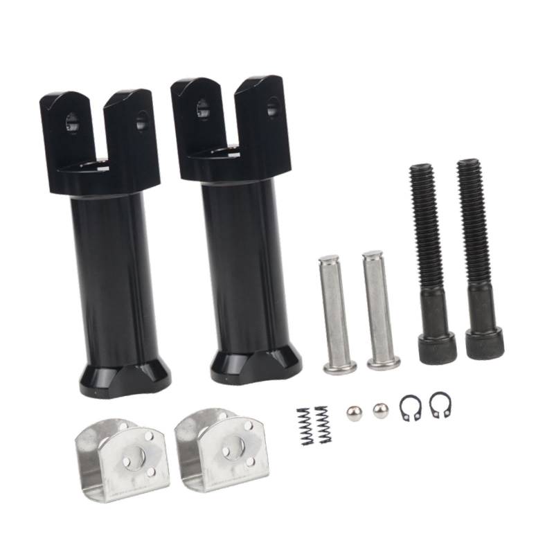 Okiyakusama Passagierfußmann Support Kit Ersatz tragbar Premium Professional Practical Accessoires Links und rechts, Schwarz von Okiyakusama