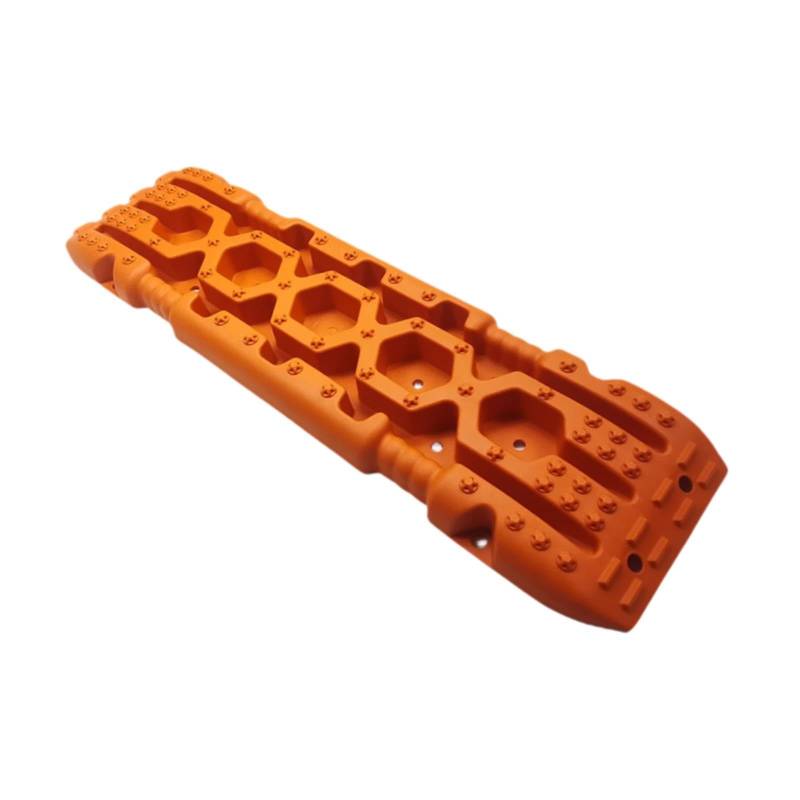 Okiyakusama Recovery Board Recovery Track Matte Schnee -Fluchtgeräte Anti -Slip -Reifen -Traktionspads Reifenleiter für Camping Automotive Pickups, Orange von Okiyakusama