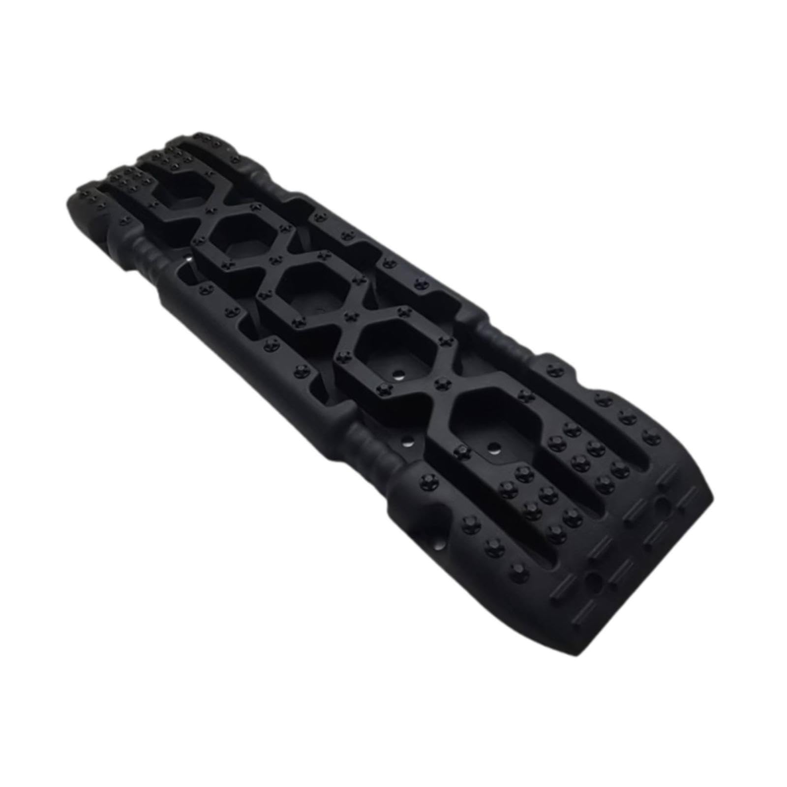 Okiyakusama Recovery Board Recovery Track Matte Schnee -Fluchtgeräte Anti -Slip -Reifen -Traktionspads Reifenleiter für Camping Automotive Pickups, Schwarz von Okiyakusama