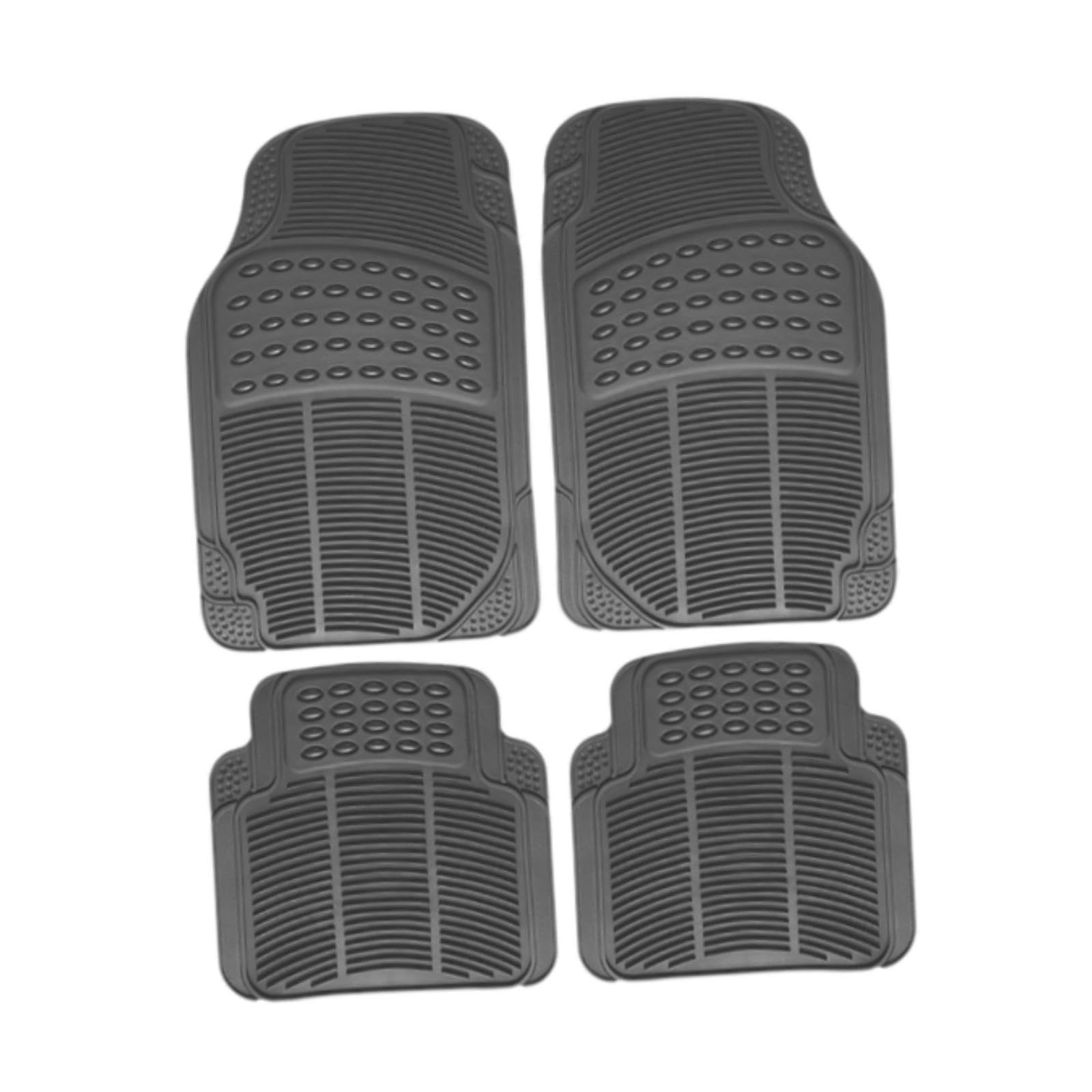 Okiyakusama Universal Auto Auto Fußmatten Pads 4Pcs wasserdichte Innen Zubehör Vorne und Hinten PVC von Okiyakusama