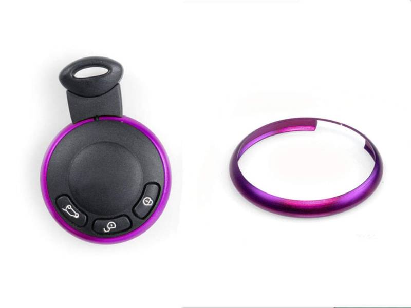 Oldbones Alumnium Smart Schlüsselring Rim Trim Cover für, violett von Oldbones