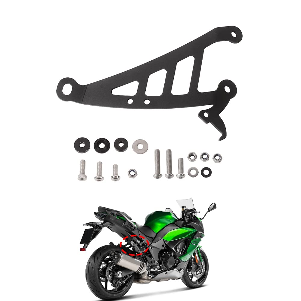Oldbones Motorrad Auspuff Kleiderbügel Halterung Auspuffrohr Befestigung Zubehör für Kawasaki Ninja 1000SX 2020-2021 von Oldbones