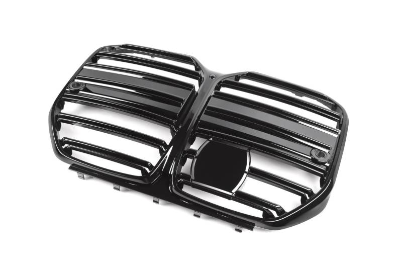 OmPton Glänzende, klavierschwarze Nieren-Stoßfängergrills. Kompatibel for BMW 4er Gran Coupe G26 2021 IN Autozubehör Ersatz-Frontgrill von OmPton