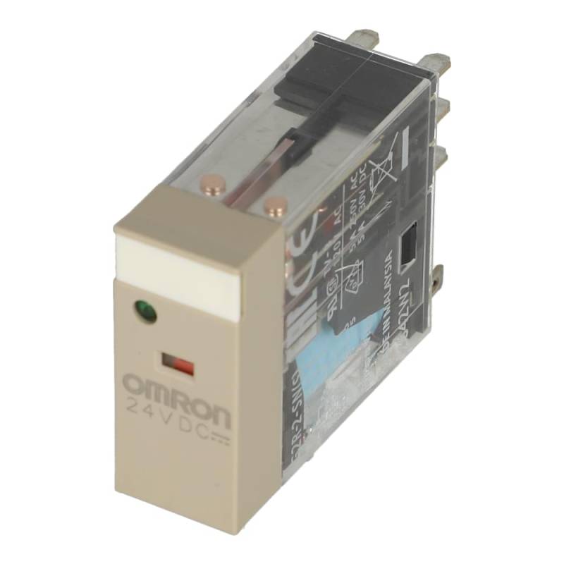 G2R-2-SN 24DC (S) | G2R-2-SN 24DC(S) | 143419 | OMRON RELAY, PLUG-IN, 24VDC, 5A, 8 PIN, DPDT, MECH & LED INDICATORS, LABEL FACILITY von Omron