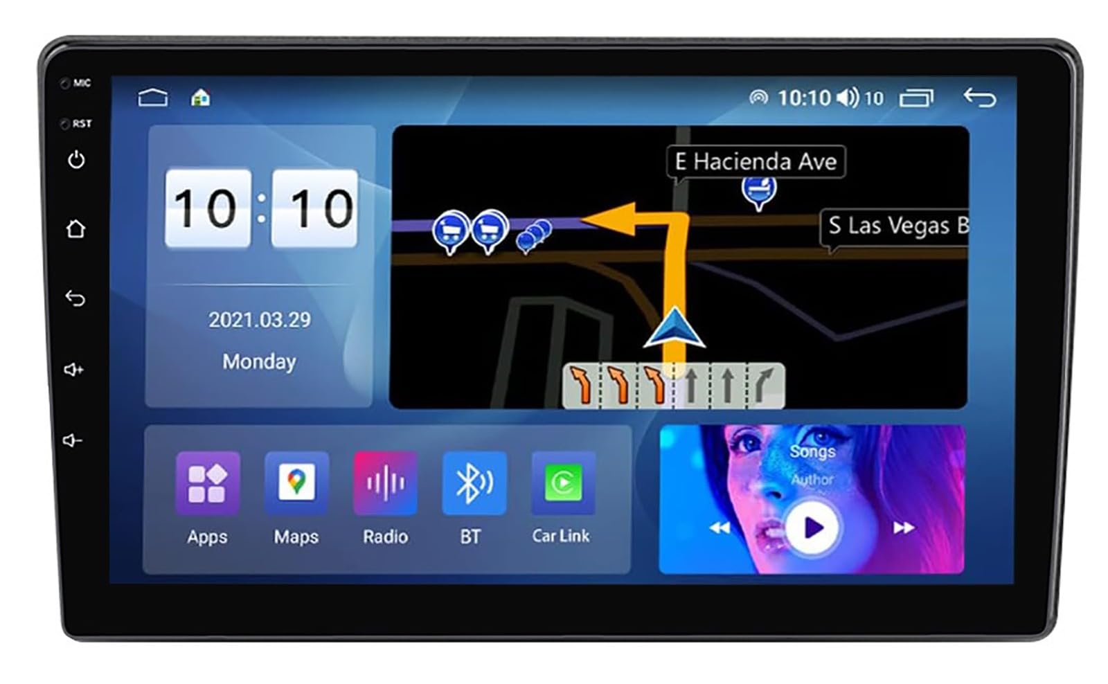 OmurgA GPS Navigation Für K-IA CEED 2006-2012, 2 Din Radio Android 12 Autoradio 9" Head-Unit Auto Multimedia Video Player Mit Bluetooth 4G 5G WiFi SWC Carplay Mirror-Link DSP FM M100S 4 core 1+16GB von OmurgA