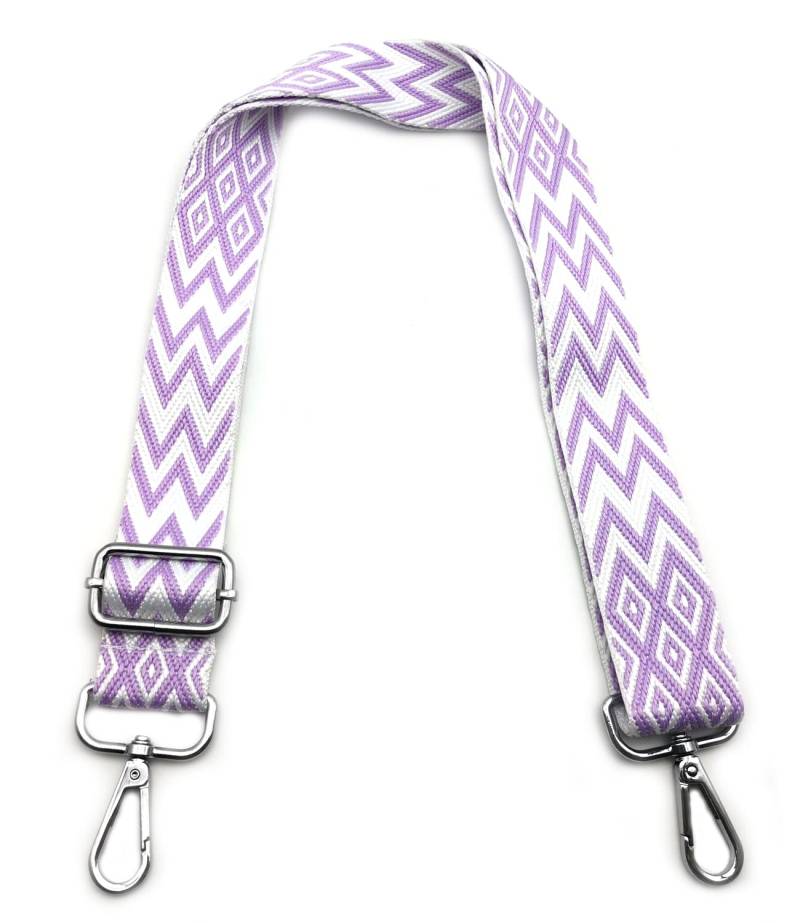 Taschengurte zum Wechseln Violet, Verstellbarer Schultergurt für Taschen, Taschengurt Breit Schulterriemen mit Karabiner Silber 3.8cm, Umhängegurt für Tragegurt Taschen für Damen Taschen DIY, #1 von Omxyinma