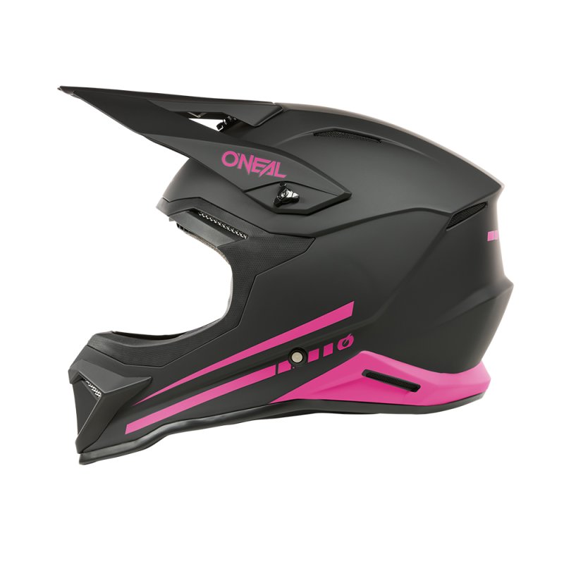 Oneal 1SRS Kinder Helm SOLID schwarz/pink Größe: M von Oneal