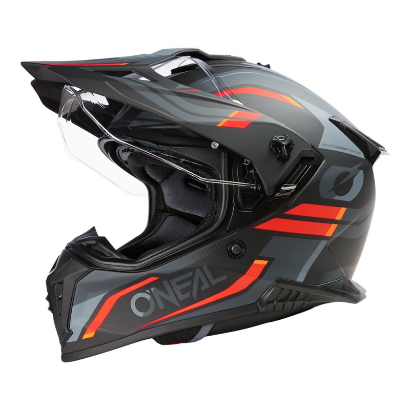 A-SRS Helmet SPIKE black/gray/red XS (53/54 cm) von Oneal