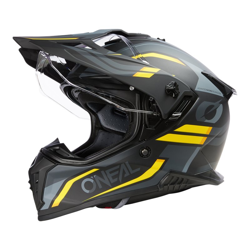 A-SRS Helmet SPIKE black/gray/yellow L (59/60 cm) von Oneal