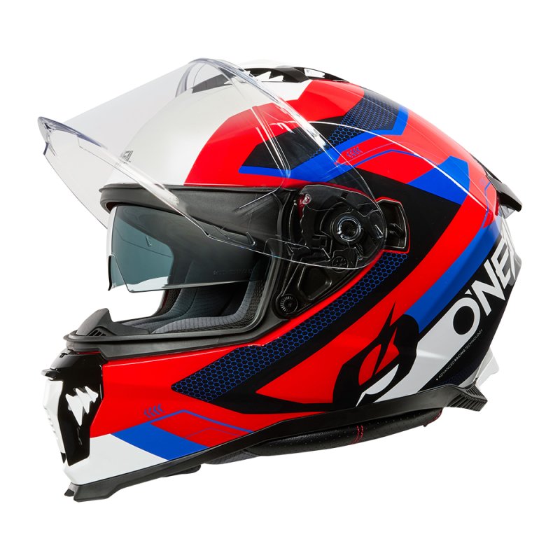 CHALLENGER Helmet EXO black/white/red/blue XXL (63/64 cm) von Oneal