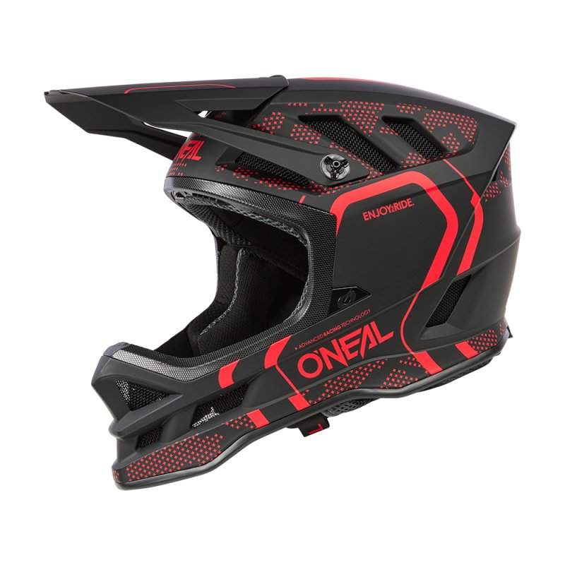 Oneal BLADE Polyacrylite Helm STRIKE schwarz/rot von Oneal