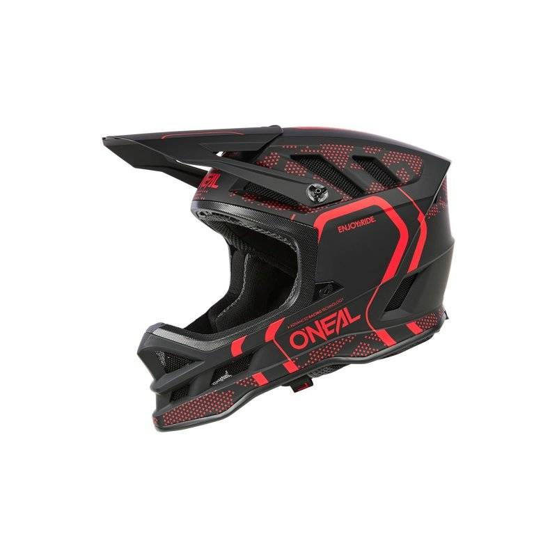 Oneal BLADE Polyacrylite Helm STRIKE schwarz/rot von Oneal