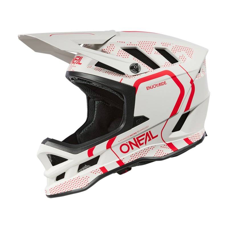 Oneal BLADE Polyacrylite Helm STRIKE weiss/rot Größe L von Oneal