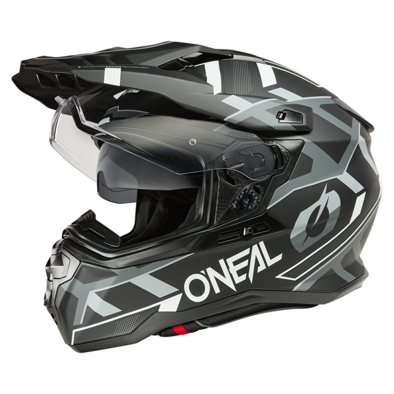 Oneal D-SRS Helm SQUARE schwarz/weiss/grau Größe: XL von Oneal