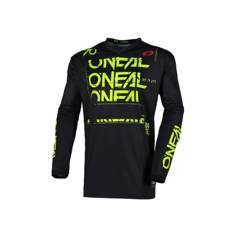 Oneal ELEMENT Jersey STATIC schwarz/neon gelb Größe: XL von Oneal