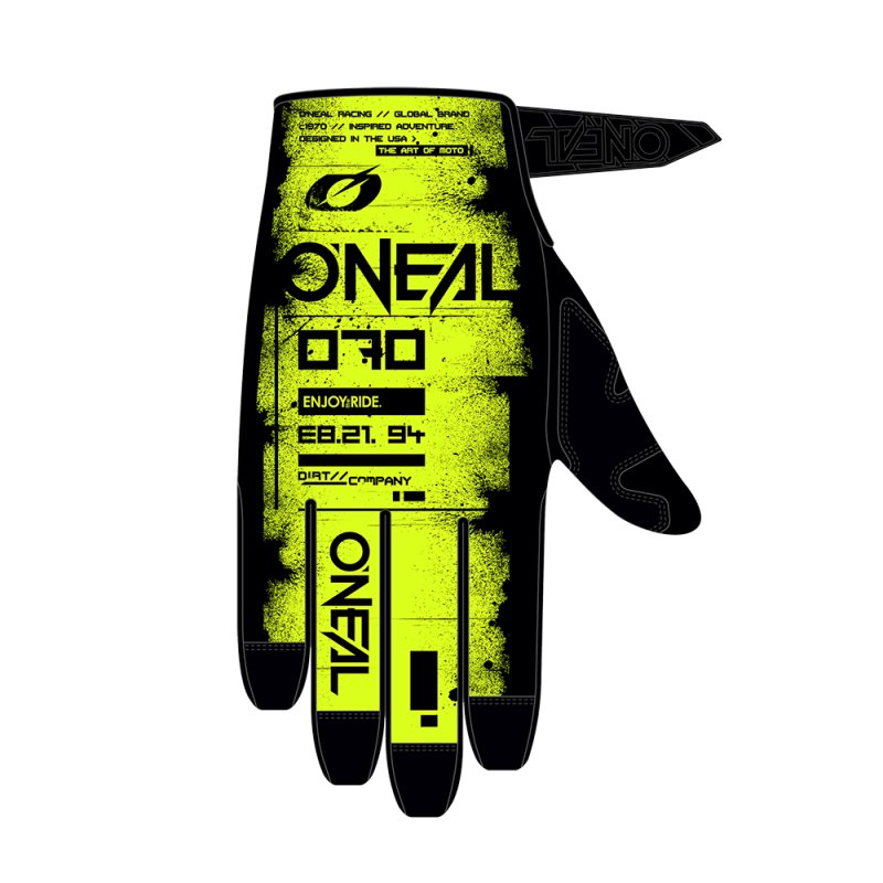 Oneal Mayhem Handschuhe Scarz schwarz/neongelb Größe: M von Oneal