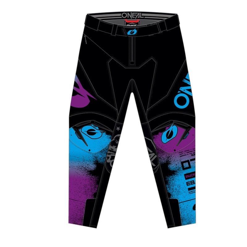 Oneal Mayhem Hose Scarz Black/Blue 30/46 von Oneal