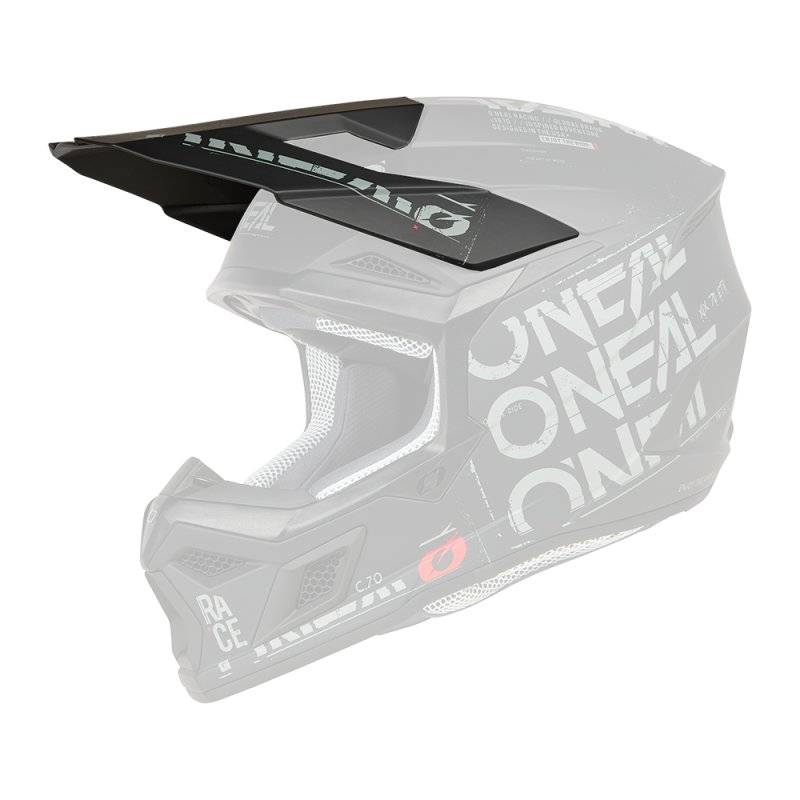 Visor 3SRS Helmet STATIC black/gray von Oneal